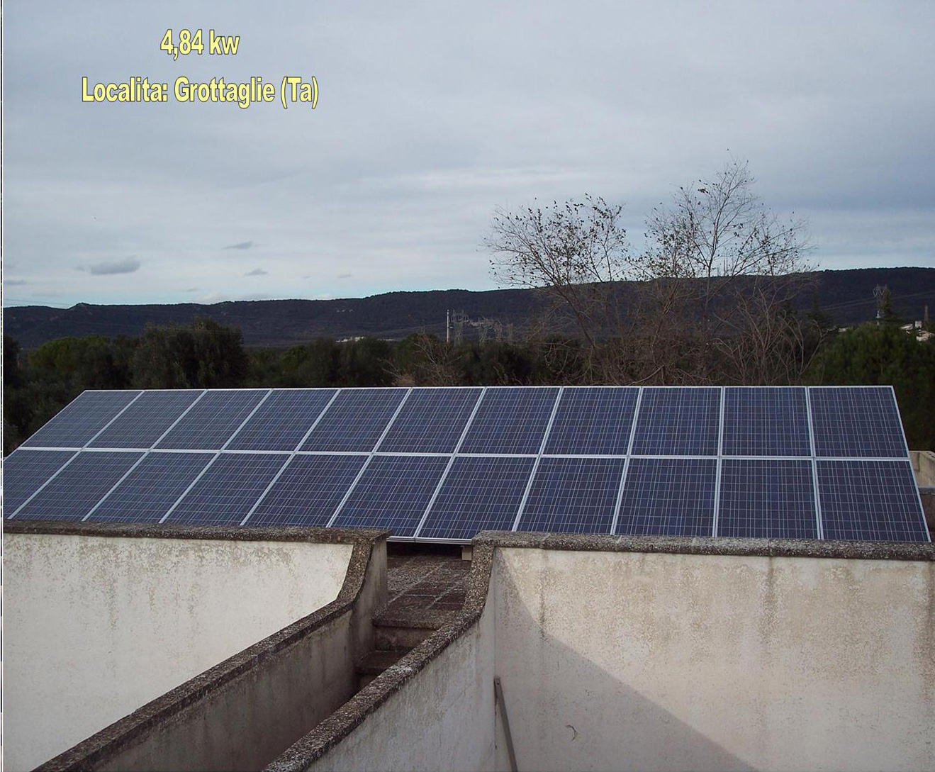 Impianto fotovoltaico realizzato da SolarSud